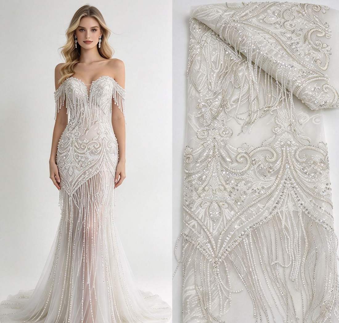 Beaded Lace — SZ1304 — view 4