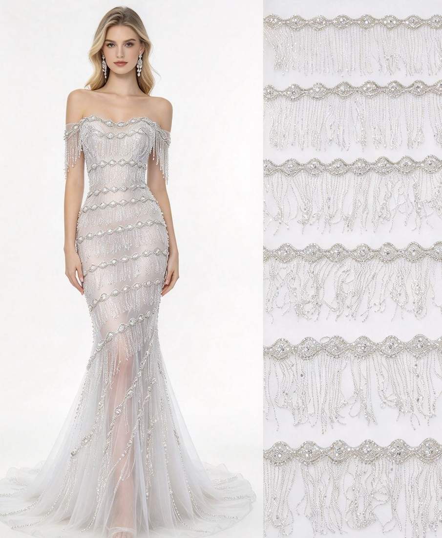 Beaded Lace — SZ1318 — view 4