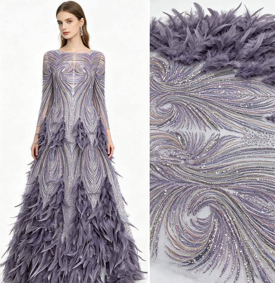 Beaded Lace — HY-HY001 — view 2
