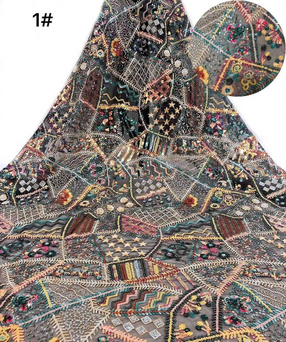 Embroidered Lace — HX-1767 — view 2