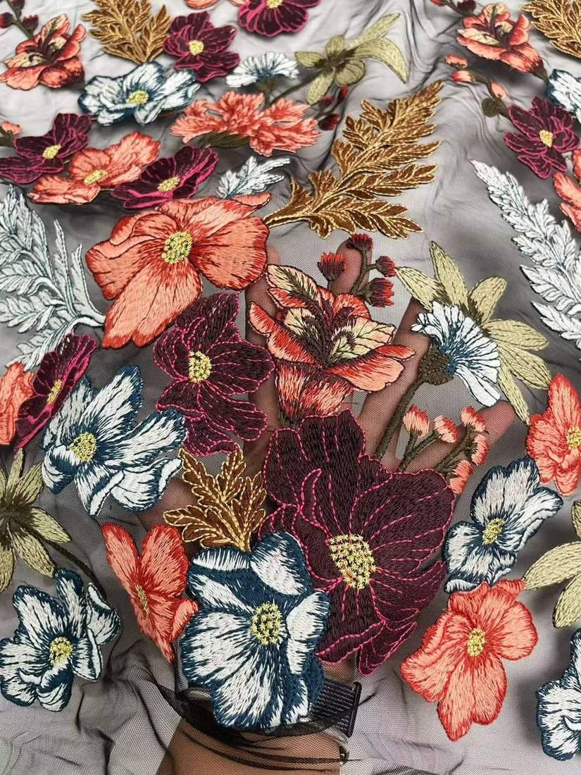 Embroidered Lace — HX-2287 — view 3