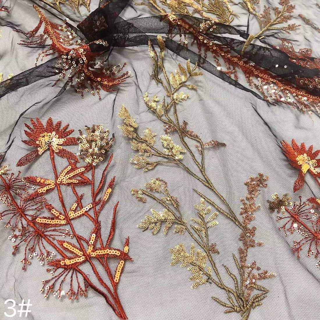 Embroidered Lace — HX-2401 — view 2