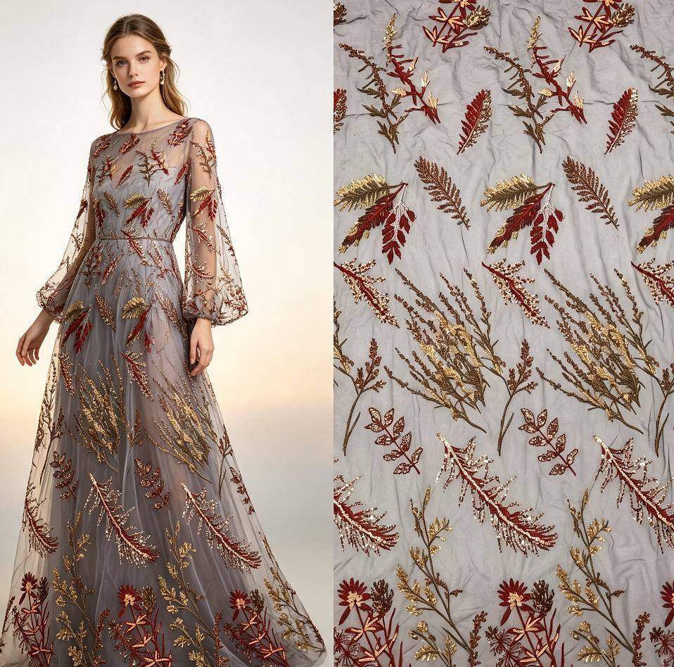 Embroidered Lace — HX-2401 — view 3