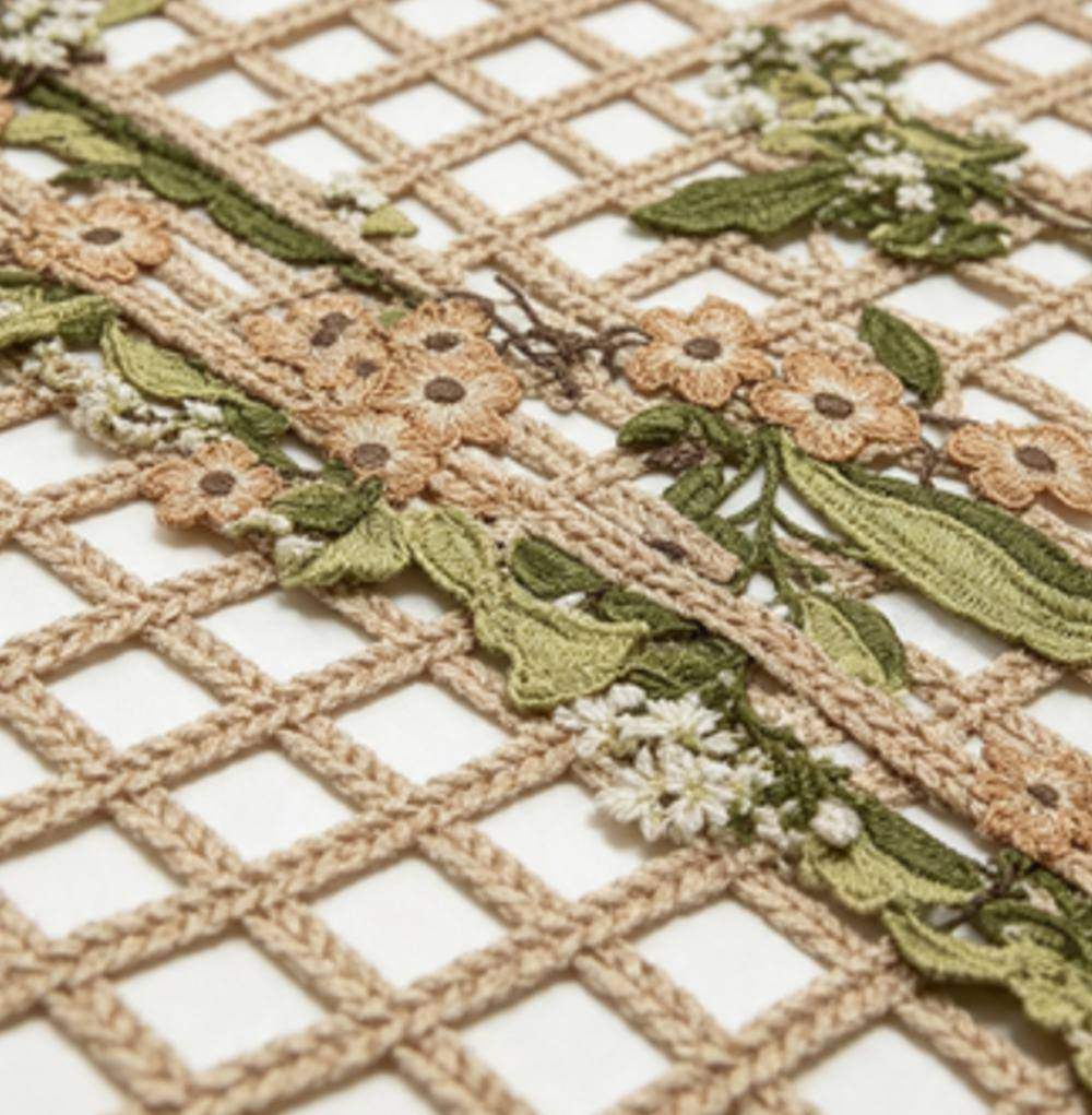 Embroidered Lace — HX-3126 — view 3