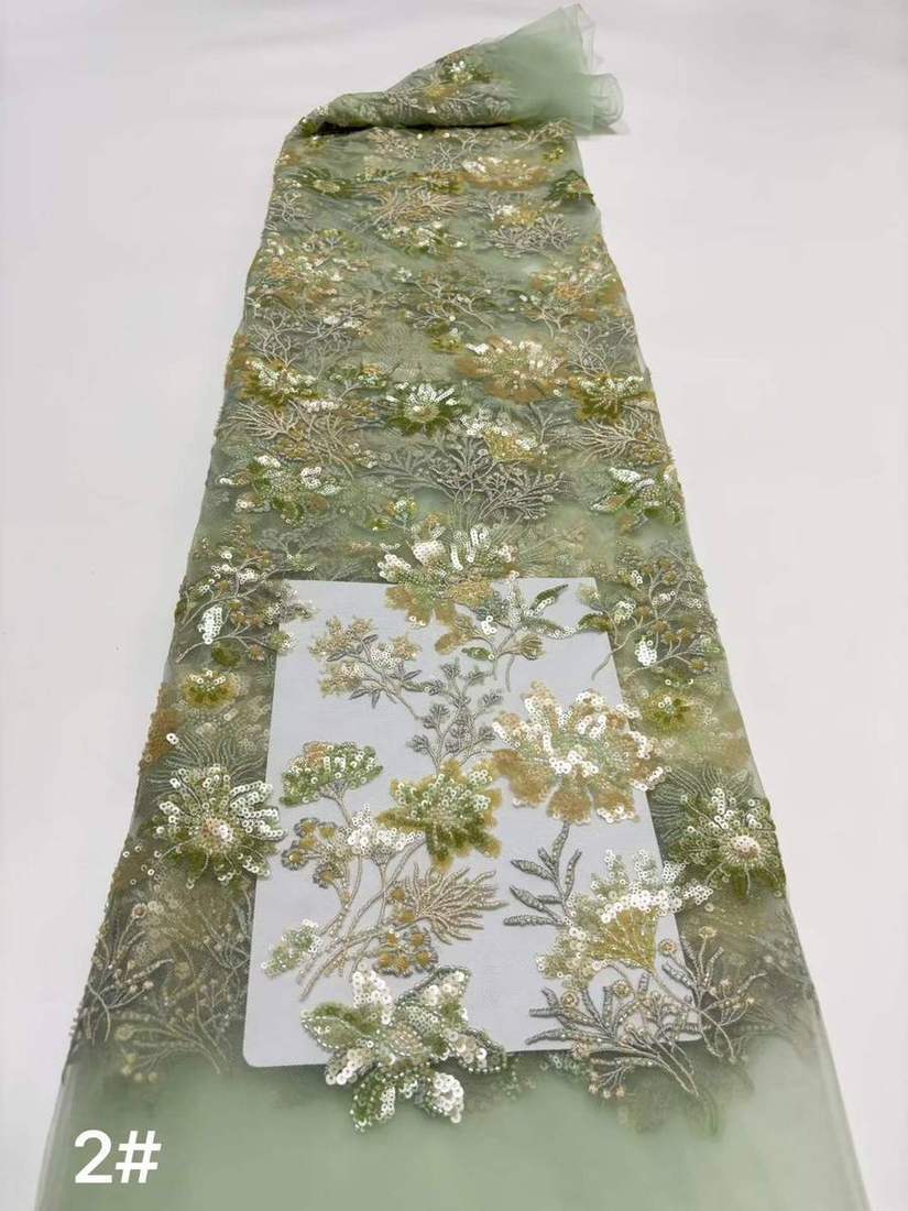 Embroidered Lace — HX-3602 — view 3