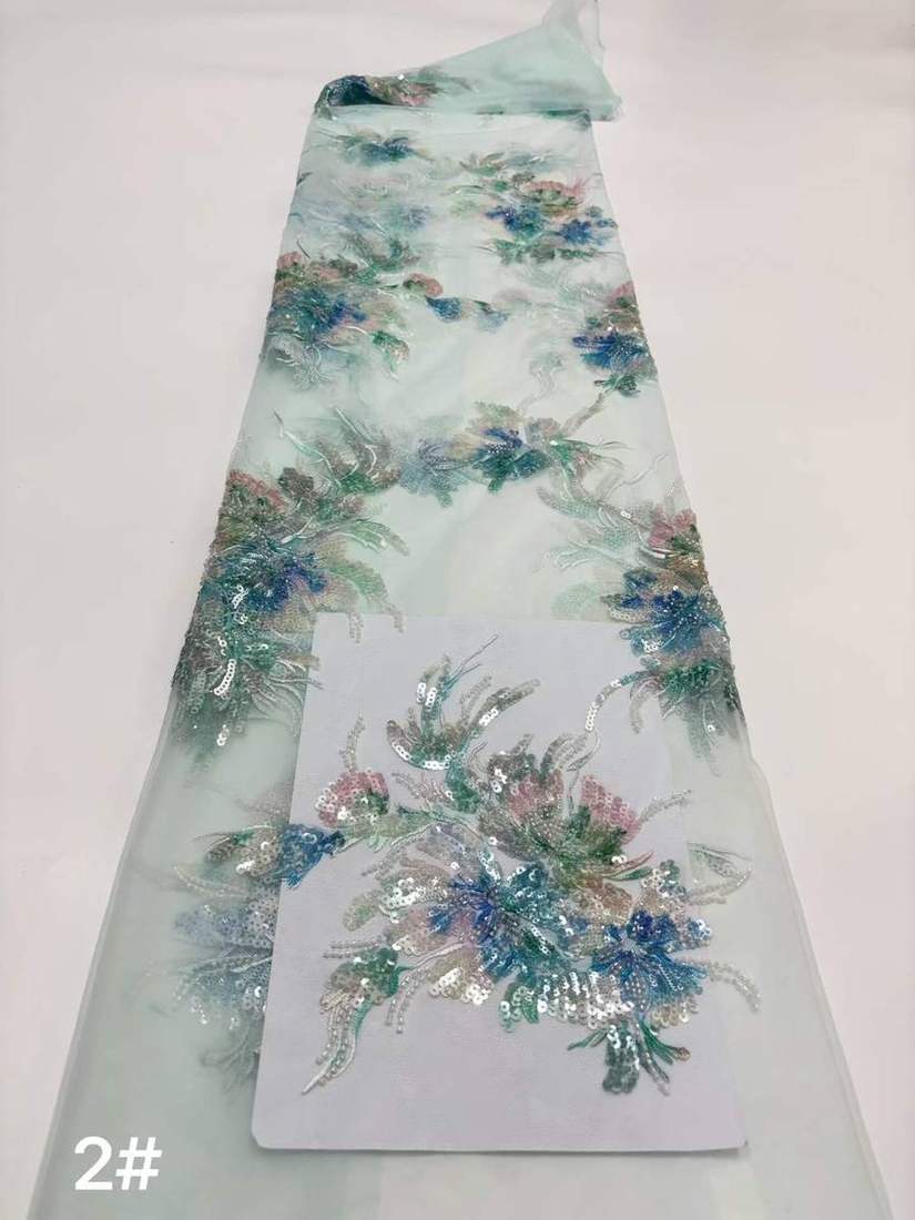 Embroidered Lace — HX-3603 — view 3
