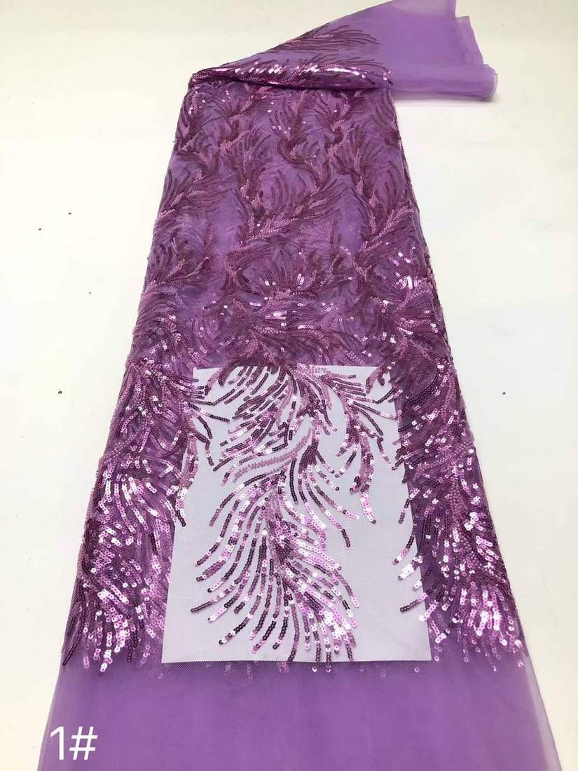 Embroidered Lace — HX-3617 — view 2