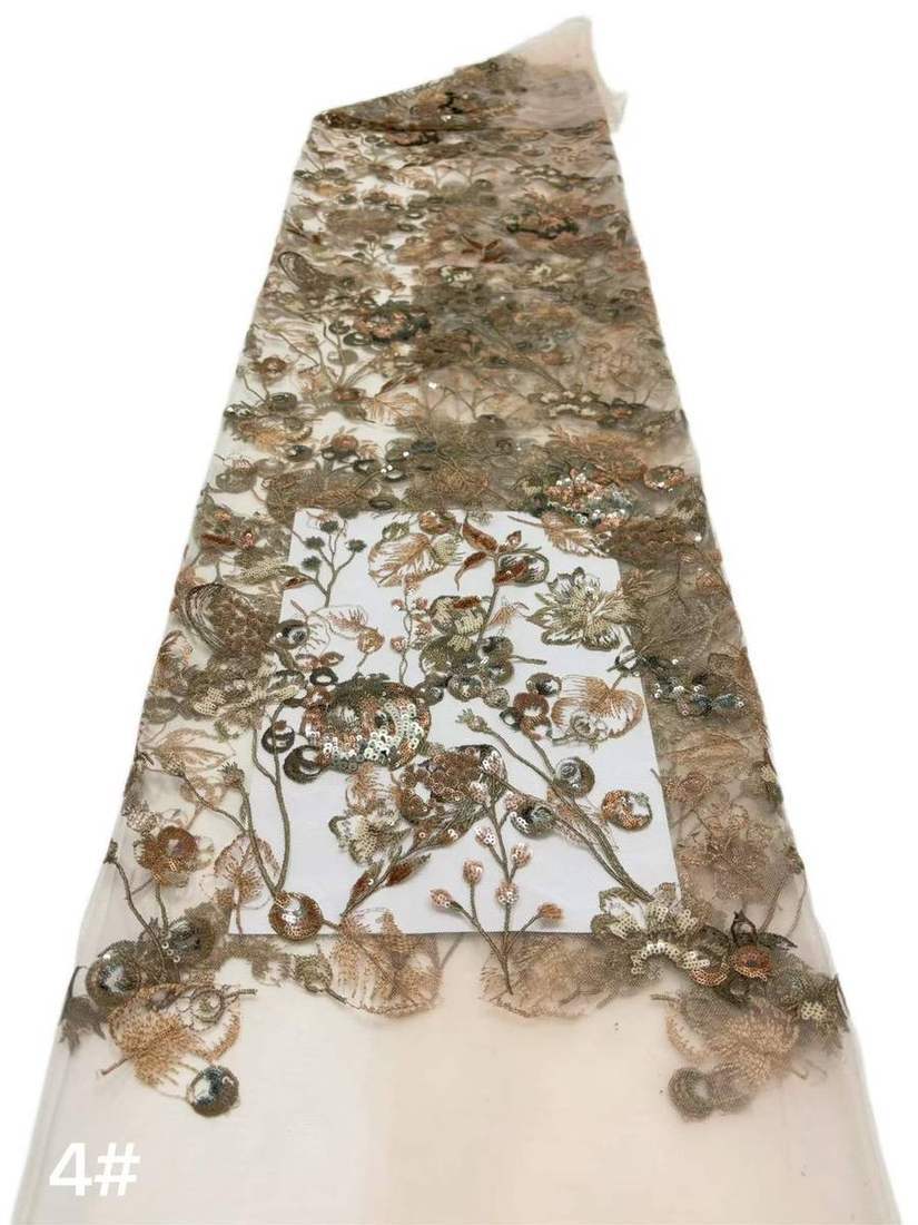 Embroidered Lace — HX-3678 — view 3