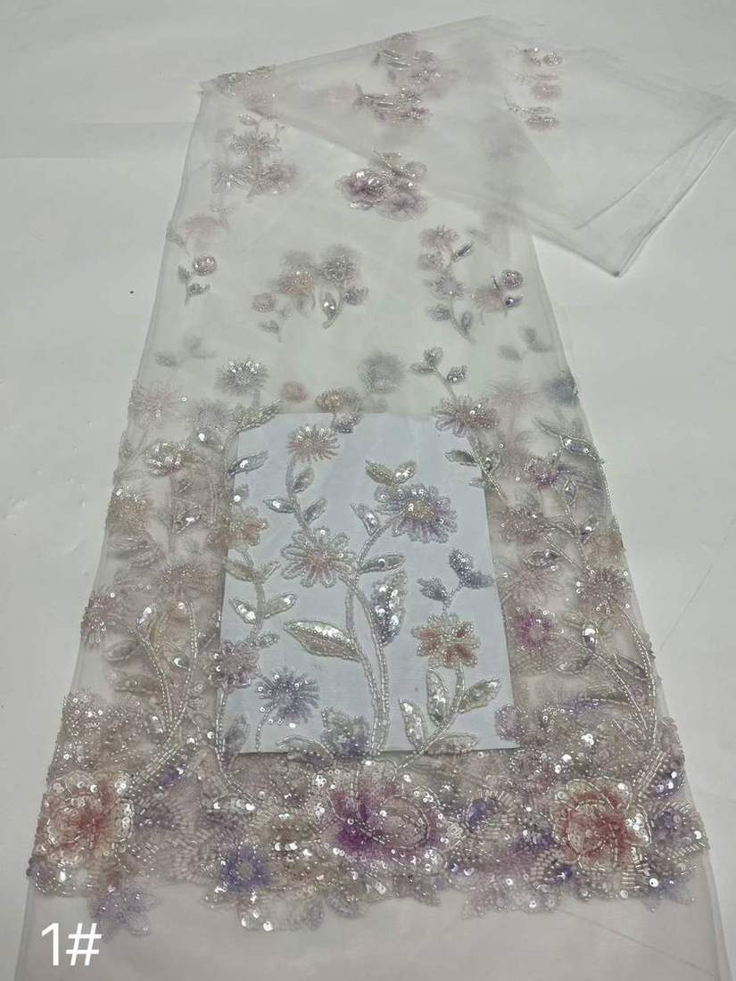 Embroidered Lace — HX-3860 — view 2