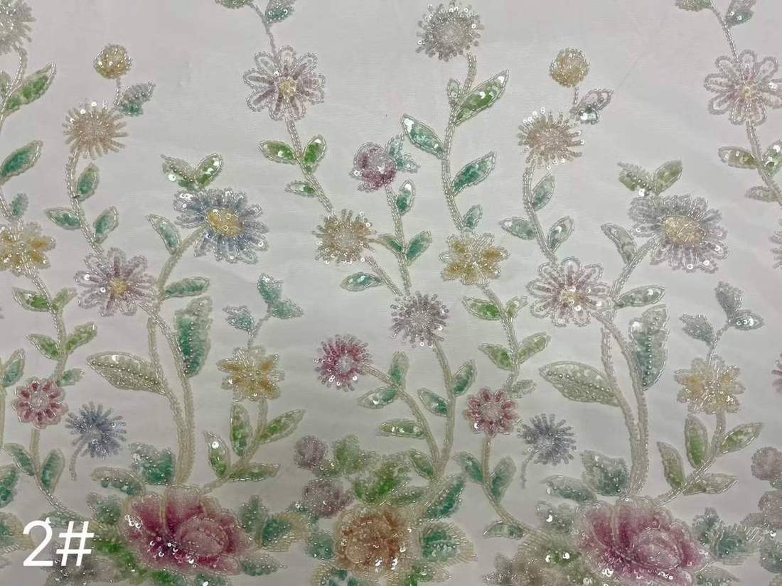 Embroidered Lace — HX-3860 — view 3