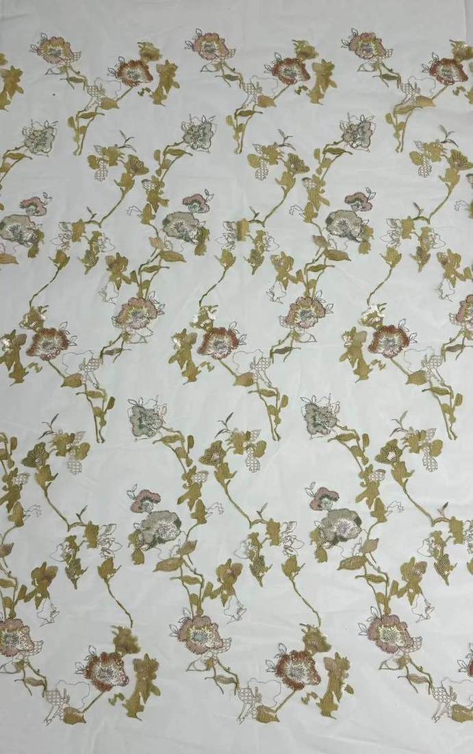 Embroidered Lace — HX-4073 — view 2