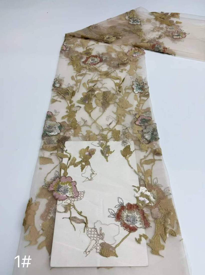 Embroidered Lace — HX-4073 — view 3