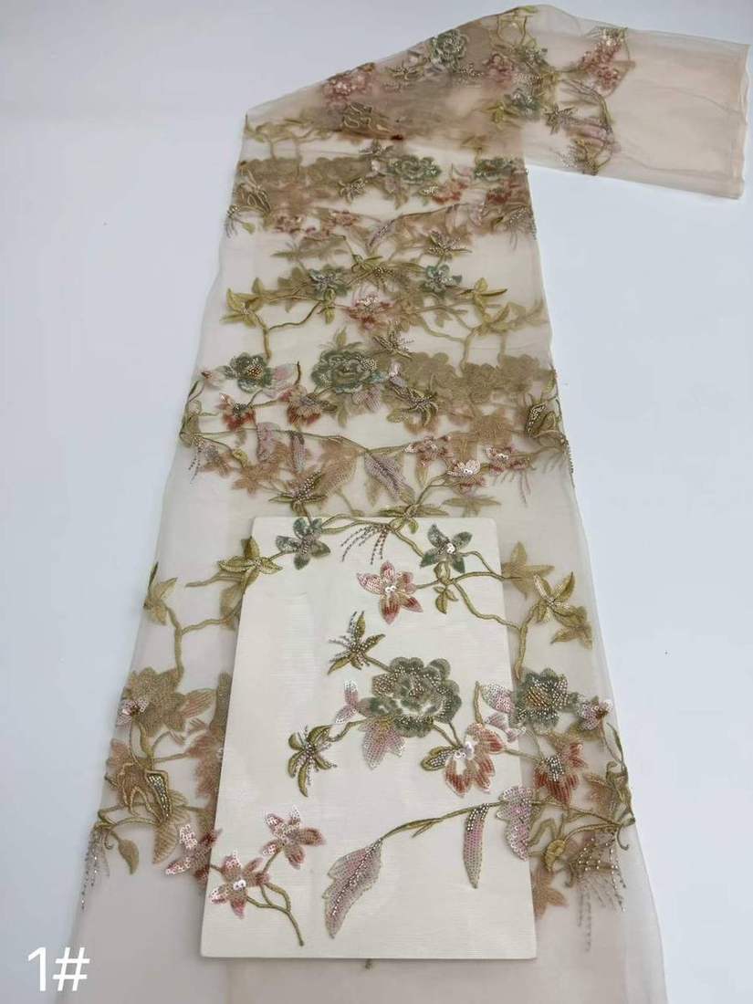 Embroidered Lace — HX-4074 — view 2