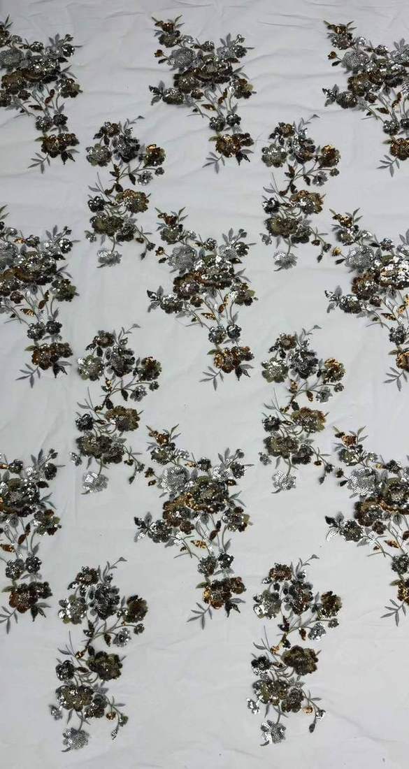 Embroidered Lace — HX-4128 — view 3