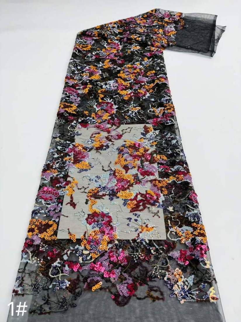 Embroidered Lace — HX-4129 — view 2