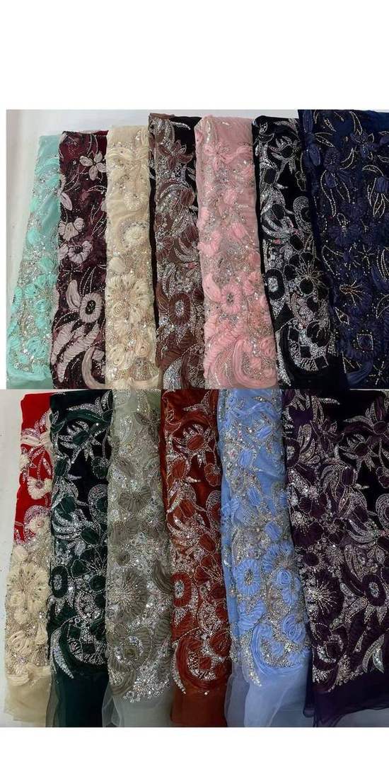 Embroidered Lace — XC-8295 — view 3