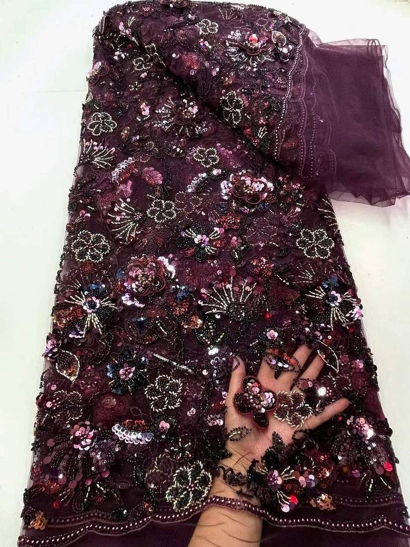 Embroidered Lace — XC-C0129 — view 3