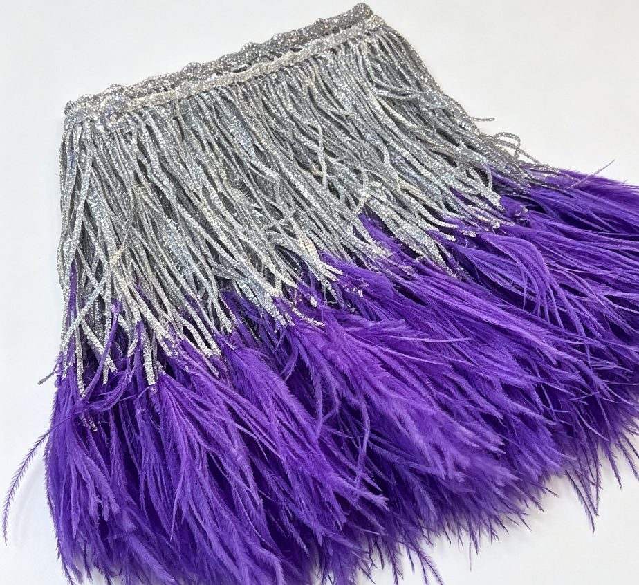 Feather Fringe Trim — 800 — view 3