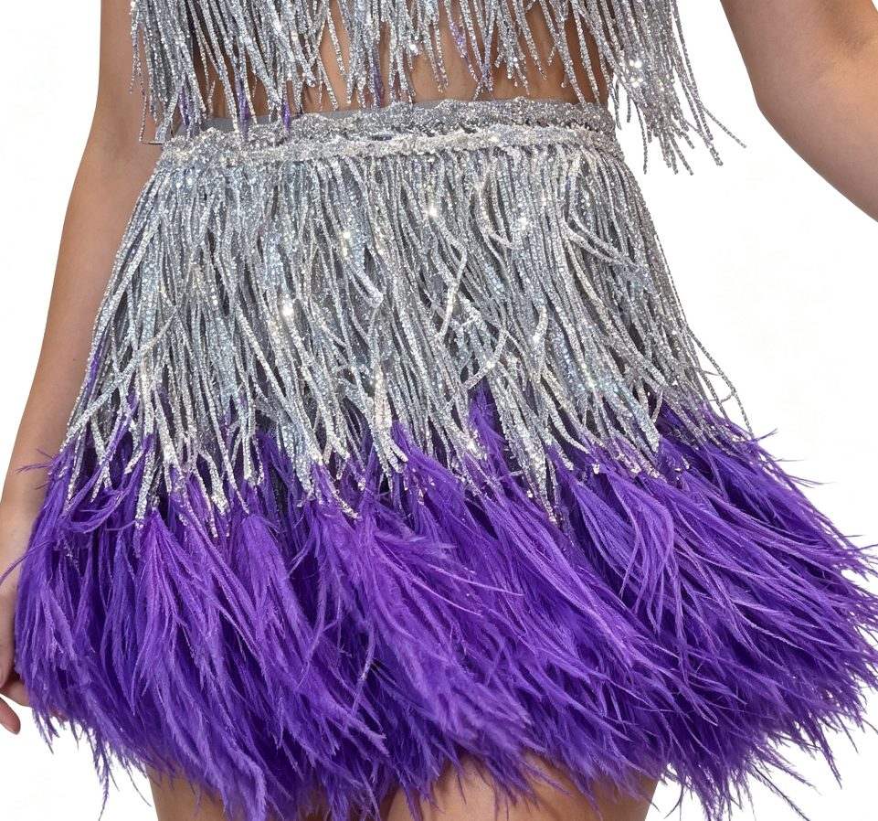Feather Fringe Trim — 800 — view 4