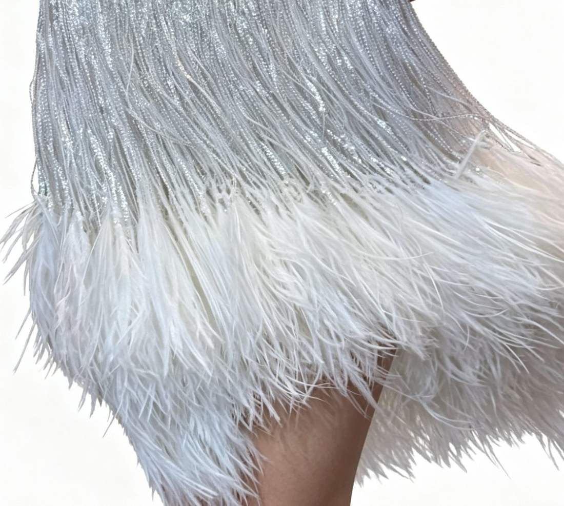 Feather Fringe Trim — 801 — view 2