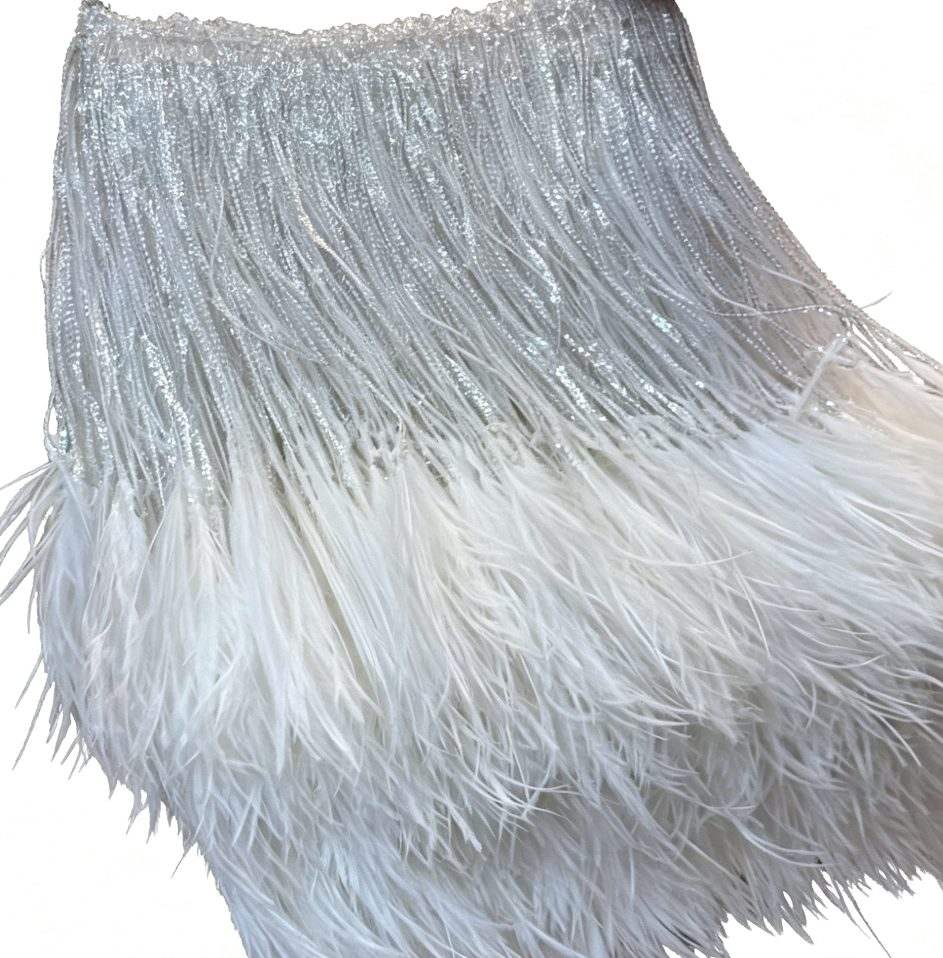 Feather Fringe Trim — 801 — view 3