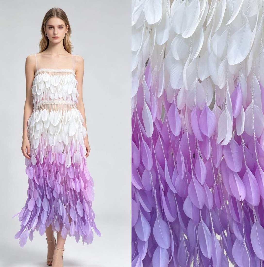 Feather Fringe Trim — YMW002 — view 5