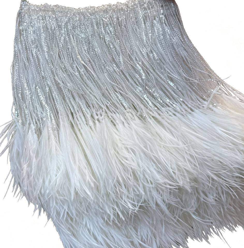 Feather Fringe Trim — YMW-801 — view 3