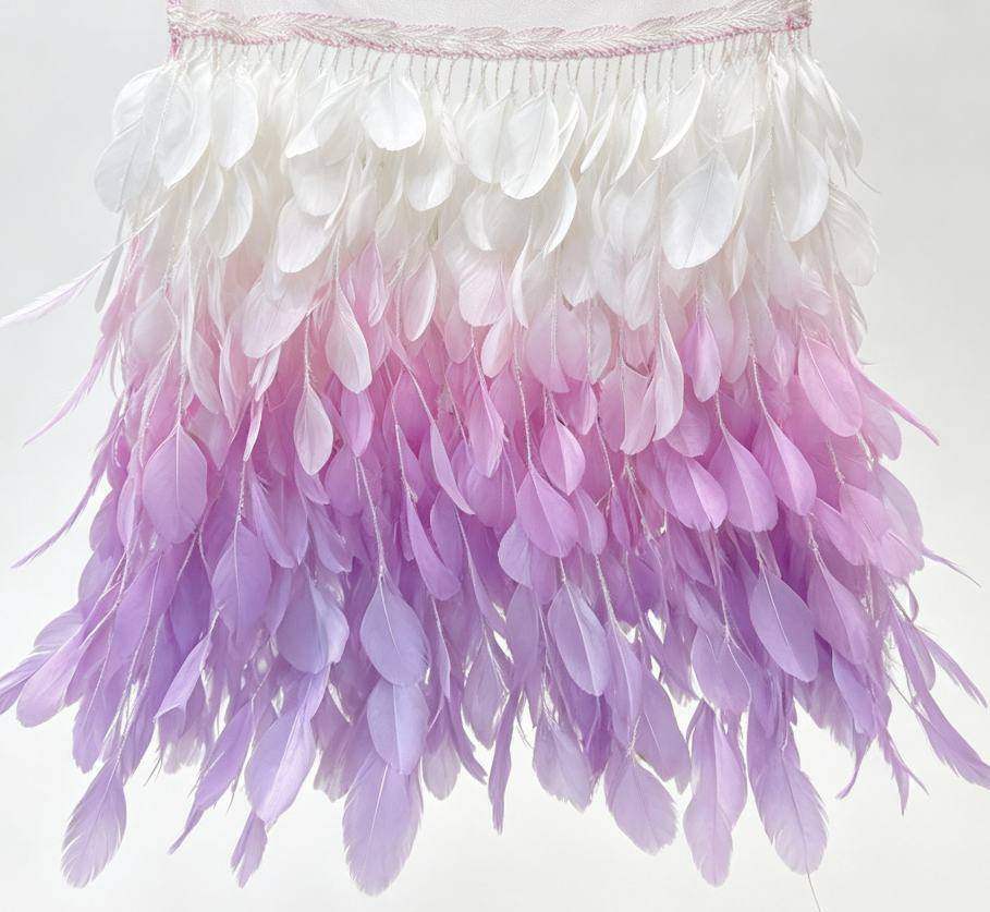 Feather Fringe Trim — YMW-YMW002 — view 2