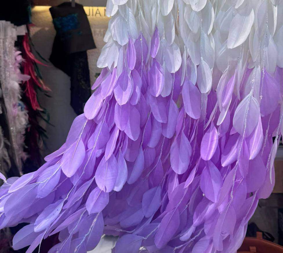 Feather Fringe Trim — YMW-YMW002 — view 3
