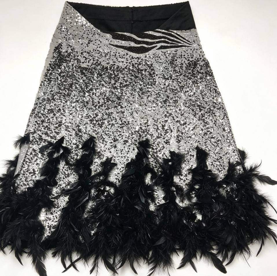 Feather Fringe Trim — YMW-YMW008 — view 3