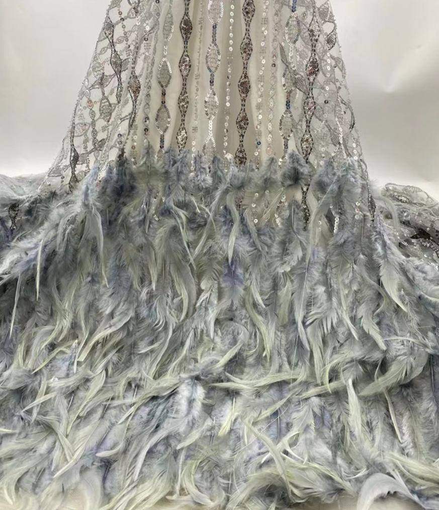 Feather Fringe Trim — YMW-YMW020 — view 3