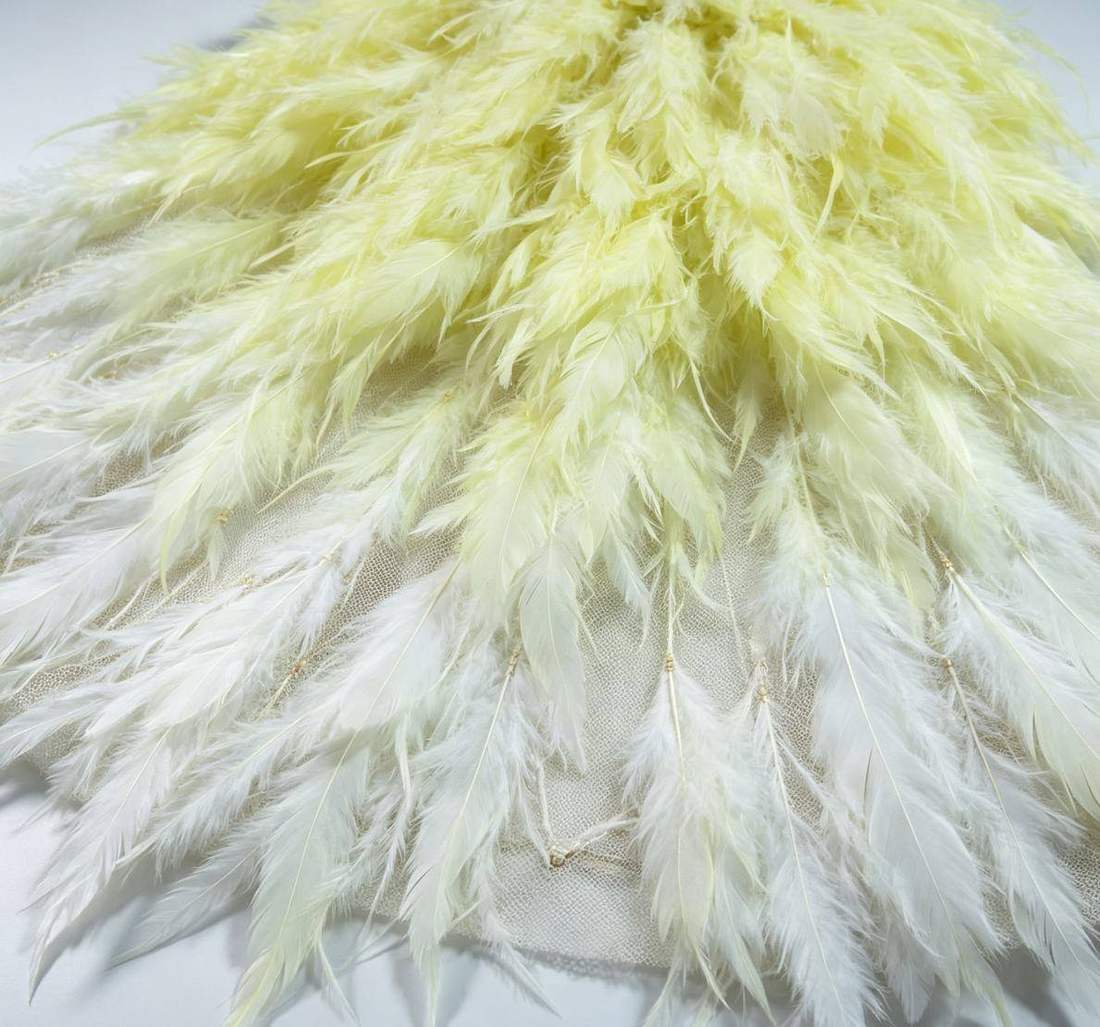 Feather Fringe Trim — YMW-YMW022 — view 2