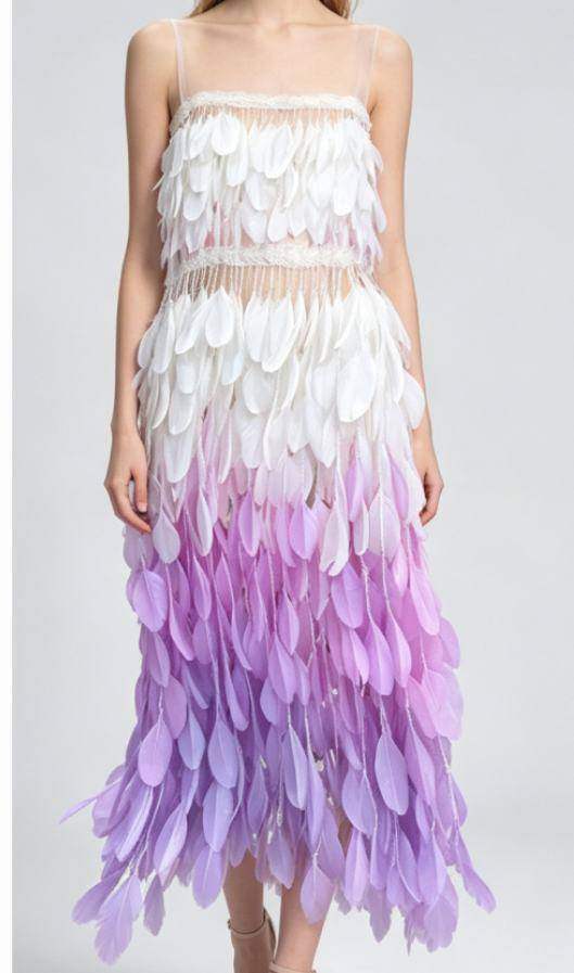 Feather Fringe Trim — LFYM-2122 — view 3